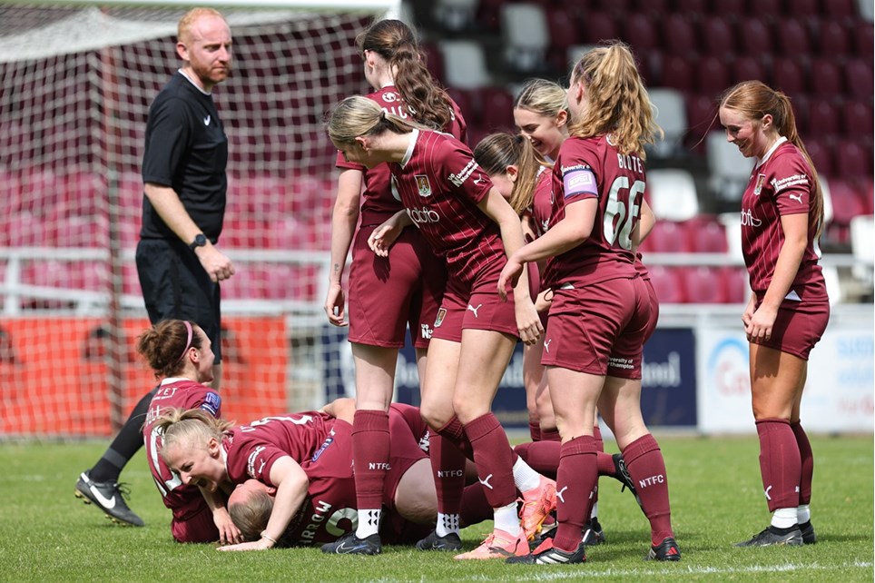 NORTHAMPTON TOWN WOMEN WIN IN FRONT OF RECORD CROWD AT SIXFIELDS