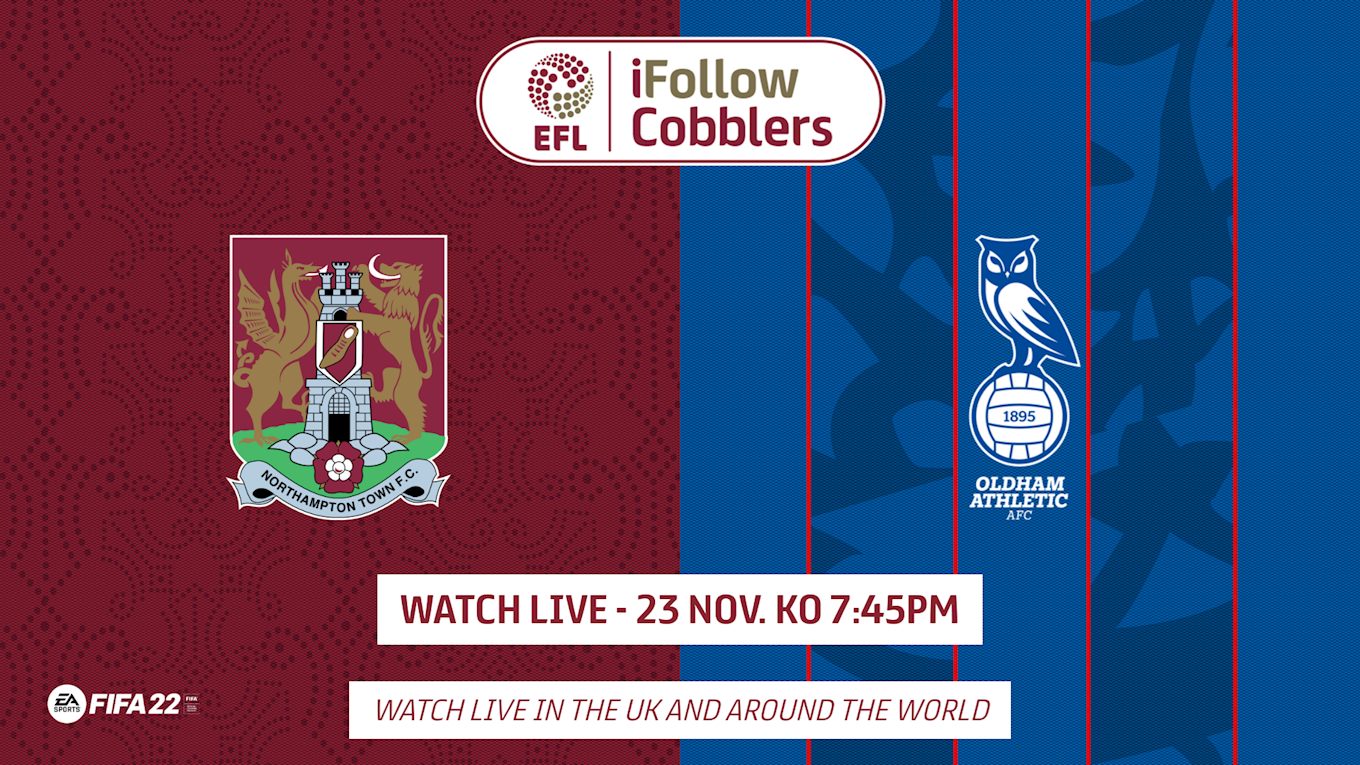 WATCH TUESDAYS GAME WITH OLDHAM ATHLETIC LIVE ON IFOLLOW - News