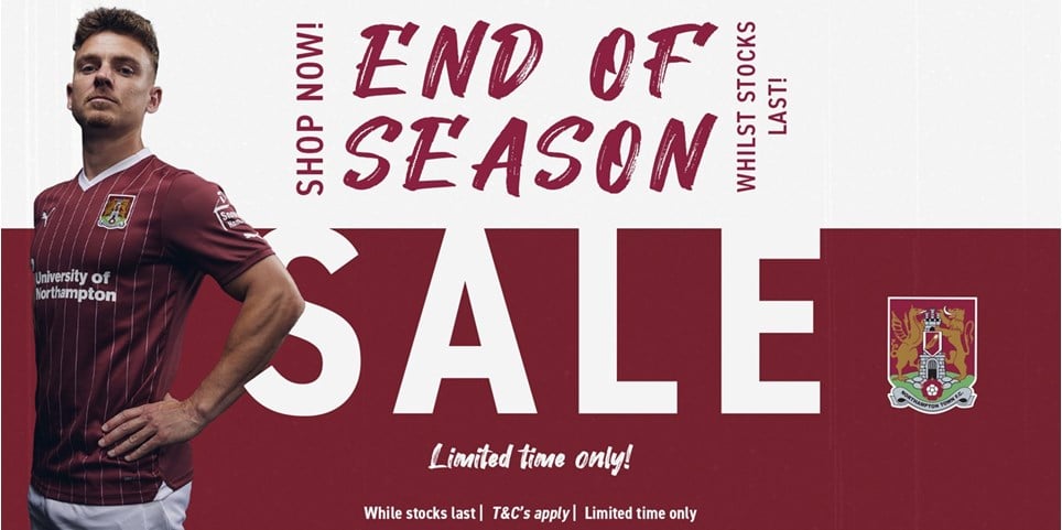 THE BIG CLUB STORE END OF SEASON SALE IS NOW ON!